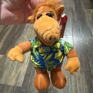 ALF Hawaiian shirt tv alien nanco 2002 stuffed plush animal collectible